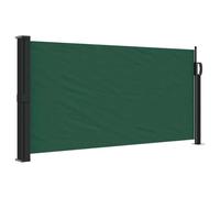vidaXL Toldo Lateral retráctil Verde Oscuro 100x300 cm