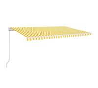 vidaXL Toldo Manual Retráctil Parasol Sombrilla para Jardín Patio Terraza