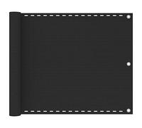 vidaXL Toldo para Balcón 100% HDPE Gris Antracita 75x400 cm Lona para Terraza