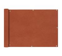 vidaXL Toldo para Balcón de Tela Oxford Terracota 75x400 cm Lona para Terraza