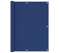vidaXL Toldo para Balcón Parasol Pantalla Privacidad Malla Ocultación Patio Jardín Terraza Protección Impermeable Tela Oxford Azul 120x400 cm