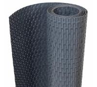 vidaXL Toldo para balcón ratán sintético Gris Antracita 400x90 cm, Pantalla de balcón, Pantalla de privacidad de jardín, Pantalla de Cerca