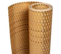 vidaXL Toldo para balcón ratán sintético marrón Claro 300x90 cm, Pantalla de balcón, Pantalla de privacidad de jardín, Pantalla de Cerca