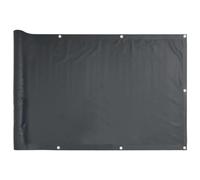 vidaXL Toldo para Balcón Tela Oxford Gris Antracita 75x400 cm Lona de Terraza