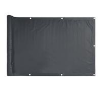 vidaXL Toldo para Balcón Tela Oxford Gris Antracita 75x600 cm Lona de Terraza
