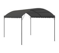vidaXL Toldo Parasol, Cenador Resistente al Agua, Marquesina para Eventos Celebraciones, Pabellón de Jardín Patio, Gris Antracita 3x4 cm