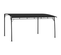 vidaXL Toldo Parasol de Jardín Cenador Quiosco Gazebo Exterior Patio Cubre Impermeable Tienda Aire Libre Camping Pabellón Gris Antracita
