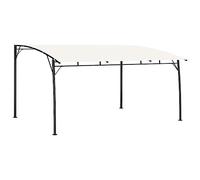 vidaXL Toldo Parasol de Jardín Playa Exterior Cenador Gazebo Quiosco Patio Cubre Impermeable Tienda Aire Libre Camping Pabellón Crema