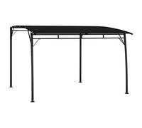 vidaXL Toldo Parasol de Jardín Quiosco Cenador Exterior Gazebo Patio Cubre Impermeable Tienda Aire Libre Camping Pabellón Gris Antracita