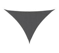 vidaXL Toldo Parasol Lona Protector Solar Sombra de Patio Jardín Terraza Balcón Exterior de Vela Triangular de Tela Oxford Gris Antracita 2,5x2,5x3,5m
