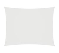 vidaXL Toldo Parasol Lona Protector Solar Sombra de Patio Jardín Terraza Balcón Parque Exterior de Vela Rectangular Tela Oxford Blanco 3x5 m