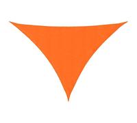 vidaXL Toldo Parasol Lona Protector Solar Sombra de Patio Jardín Terraza Balcón Parque Exterior de Vela Triangular de Tela Oxford Naranja 5x5x6 m