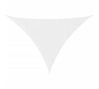 vidaXL Toldo Parasol Lona Protector Solar Sombra de Patio Jardín Terraza Balcón Parque Exterior de Vela Triangular de Tela Oxford Blanco 3x4x5 m