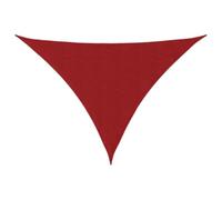 vidaXL Toldo Parasol Lona Protector Solar Sombra de Patio Jardín Terraza Balcón Parque Exterior de Vela Triangular de Tela Oxford Rojo 4x4x5,8 m