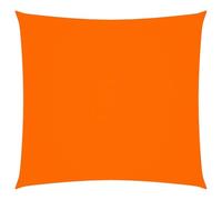 vidaXL Toldo Parasol Lona Protector Solar Sombra de Patio Jardín Terraza Balcón Parque Exterior de Vela Cuadrado de Tela Oxford Naranja 2,5x2,5 m