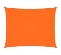 vidaXL Toldo Parasol Lona Protector Solar Sombra de Patio Jardín Terraza Balcón Parque Exterior de Vela Rectangular de Tela Oxford Naranja 2,5x3,5 m