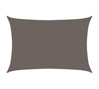 vidaXL Toldo Parasol Lona Protector Solar Sombra de Patio Jardín Terraza Balcón Parque Infantil Exterior de Vela Gris Antracita HDPE 160 g/m² 4x5 m