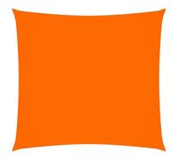vidaXL Toldo Parasol Lona Protector Solar Sombra de Patio Jardín Terraza Balcón Parque Infantil Exterior de Vela Cuadrado de Tela Oxford Naranja 6x6 m