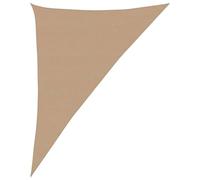 vidaXL Toldo Parasol Lona Protector Solar Sombra de Patio Jardín Terraza Balcón Parque Infantil Exterior de Vela HDPE Gris Taupe 160 g/m² 4x5x6,8 m