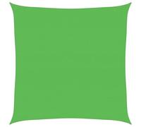 vidaXL Toldo Parasol Lona Protector Solar Sombra de Patio Jardín Terraza Balcón Parque Infantil Exterior de Vela HDPE Verde Claro 160 g/m² 4x4 m