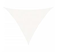 vidaXL Toldo Parasol Lona Protector Solar Sombra de Patio Jardín Terraza Balcón Parque Infantil Exterior de Vela Blanco HDPE 160 g/m² 3x3x4,2 m