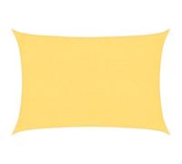 vidaXL Toldo Parasol Lona Protector Solar Sombra de Patio Jardín Terraza Balcón Parque Infantil Exterior de Vela Beige HDPE 160 g/m² 2x3 m