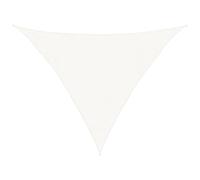vidaXL Toldo Parasol Lona Protector Solar Sombra de Patio Jardín Terraza Balcón Parque Infantil Exterior de Vela Blanco HDPE 160 g/m² 4x4x5,8 m