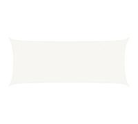 vidaXL Toldo Parasol Lona Protector Solar Sombra de Patio Jardín Terraza Balcón Parque Infantil Exterior de Vela HDPE Blanco 160 g/m² 2x4,5 m