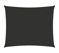 vidaXL Toldo Parasol Lona Protector Solar Sombra Patio Jardín Terraza Balcón Parque Exterior de Vela Rectangular Tela Oxford Gris Antracita 2,5x3,5 m