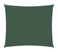 vidaXL Toldo Parasol Lona Protector Solar Sombra Patio Jardín Terraza Balcón Parque Exterior de Vela Rectangular de Tela Oxford Verde Oscuro 2,5x3 m
