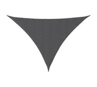 vidaXL Toldo Parasol Lona Protector Solar Sombra Patio Jardín Terraza Balcón Parque Exterior Vela Triangular de Tela Oxford Gris Antracita 3x4x5 m