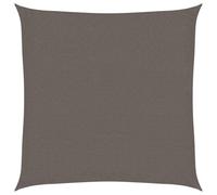 vidaXL Toldo Parasol Lona Protector Solar Sombra Patio Jardín Terraza Balcón Parque Infantil Exterior de Vela Gris Antracita HDPE 160 g/m² 2,5x2,5 m