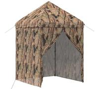 vidaXL Toldo Pop-up con 4 Paredes Laterales 3 x 3 m Camuflaje Bosque