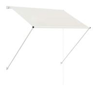 vidaXL Toldo Retráctil 150x150 cm Crema Marquesina Cubierta Techo Protector