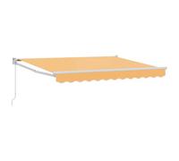 VidaXL Toldo retráctil Arena 3,5 x 2,5 m, Jardín y Terraza, Toldo Exterior Moderno, Tienda Retractable, Protección Duradera Contra El Tiempo