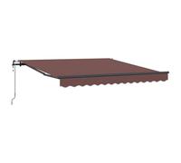 vidaXL Toldo retráctil automático Burdeos 300x250 cm, toldo, toldo de Patio, Dosel toldo, toldo de Puerta, Dosel retráctil, toldo de jardín