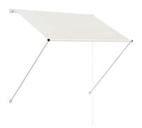 vidaXL Toldo retráctil crema 100x150 cm
