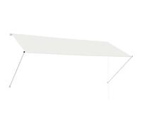 vidaXL Toldo Retráctil de 300x150cm Crema Parasol Ventana Terraza Hogar Balcón