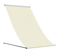 vidaXL Toldo retráctil de Tela y Acero Crema 100x150 cm, toldo de Patio, toldo de Ventana, toldo de balcón, toldo retráctil, toldo de Patio retráctil