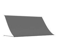 vidaXL Toldo retráctil de Tela y Acero Gris Antracita 300x150 cm