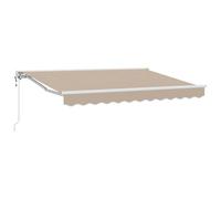 vidaXL Toldo Retráctil Eléctrico Beige 3 x 2,5 m