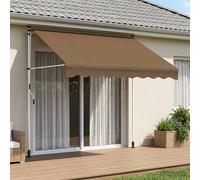 vidaXL Toldo retráctil manual 150 cm, Jardín y , Toldo Ajustable, Cubierta , Pérgola Retráctil, Protección Exterior, Refugio Flexible para