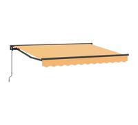 vidaXL Toldo retráctil Manual Arena 4 x 3,5 m Poliéster y Aluminio