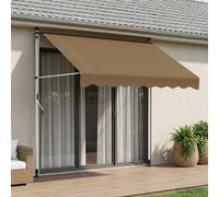 vidaXL Toldo retráctil manual, Jardín y , Toldo Ajustable, Cubierta , Pérgola Retráctil, Protección Exterior, Refugio Flexible para
