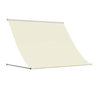 vidaXL Toldo retráctil Tela y Acero Crema 200x150 cm, toldo de Patio, toldo de Ventana, toldo de balcón, toldo retráctil, toldo de Patio retráctil