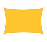 vidaXL Toldo solar 160 g/m² rectangular amarillo 3,5 x 5 m HDPE, tela de vela, tela de sol, lonas, manteles de sol
