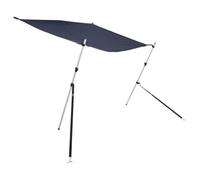 vidaXL Toldo T-Top Extensión, Capota Impermeable para Barco de Pesca Esquí, Cubierta de Embarcación, Pantalla de Extensión de Cortina, Azul Marino