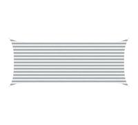 vidaXL Toldo Vela de Sombra Gris Claro y 5 x 2 m, Sombra Exterior, Resistente al UV, Toldos Rectangulares, Cubierta de Poliéster, Moderna Terraza, a Prueba de Agua