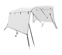 vidaXL Toldo y Bimini 3 Arcos con Paredes Laterales 183x(170-182) x137 cm, para Barco