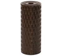 vidaXL Toldos de balcón 5 uds ratán sintético marrón Negro 255x19 cm, Pantalla de balcón, Pantalla de privacidad de jardín, Pantalla de Cerca